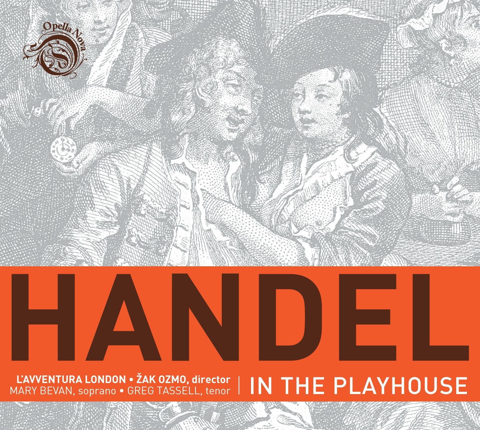 L'Avventura London Orchestra Old Instruments New Musical Adventures zak ozmo Handel in the Playhouse CD front